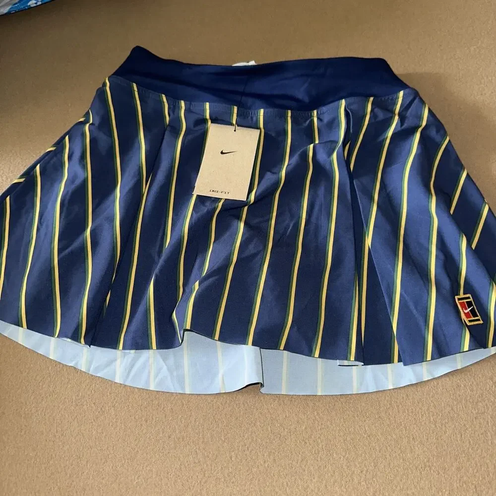 Nike Club Tennis Skirt/Skort Women's XL Tennis Blue Stripe DJ3620-429